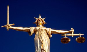 Justice statue