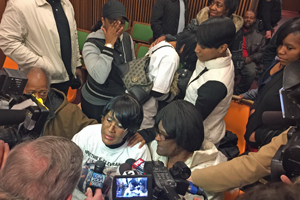 supporters of longtime inmates gather in the courtroom